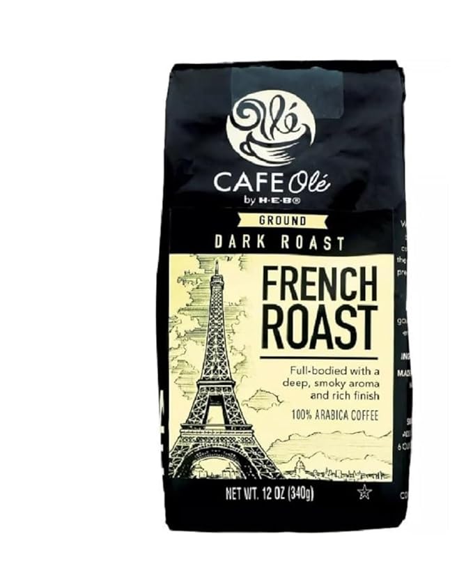 Cafe Ole HEB Ground Coffee 12oz - 1 bag (French Roast)