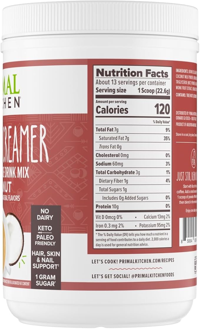 Primal Kitchen Collagen Powder Variety Pack – Vanilla Coconut 14.4 oz Chocolate Coconut 15 oz Hazelnut 10.34 oz – Paleo Friendly Keto Certified Collagen Peptides