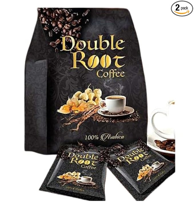 Superlife Double Root Coffee 6 Sachets Each (2 Pack)