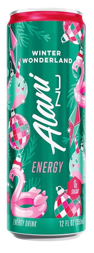 New Alani Sugar Free Energy Drinks Variety Pack Low Calorie 12 oz (8 Pack)