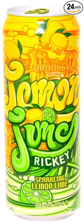 AriZona Lime Rickey Lemon 23 Ounce (Pack of 24)