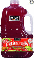 Langers Juice Cocktail Kiwi Strawberry 101.4 Fl Oz (Pack of 4)