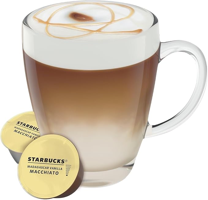 NESCAFÉ Dolce Gusto Starbucks Vanilla Macchiato Coffee Pods x12 (Pack of 1)