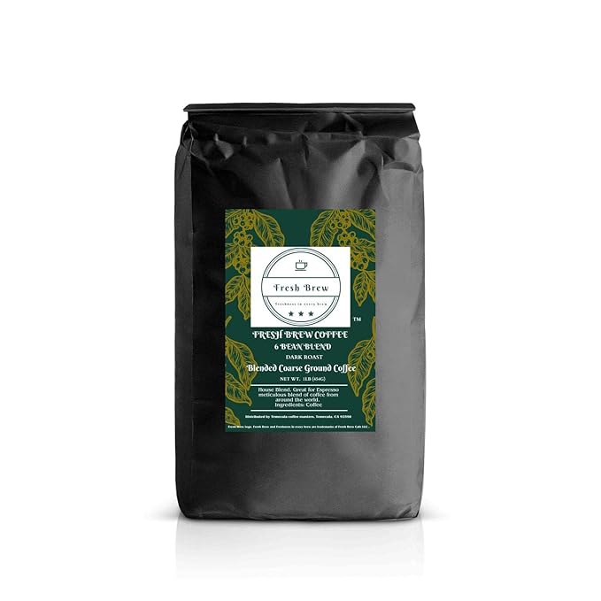 Fresh Brew Coffee 6 Bean Blend Standard 1 LB
