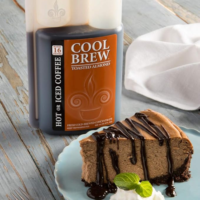 CoolBrew Original 6 Pack - 16 DRINKS PER BOTTLE - Fresh Cold Brew Liquid Concentrate - For Iced or Hot Coffee Unsweetened No Preservatives