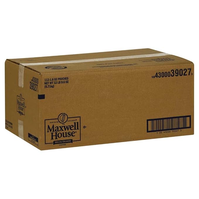 Maxwell House Special Delivery Ground Coffee - 1.8 oz. filter pack 112 packs per case