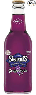 Stewart's Grape Soda 12 fl oz (12 Glass Bottles)