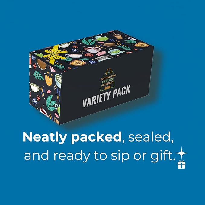 Cold Iced Coffee K-Cups Variety Pack – 8 Flavors 16 Pods –Top Brands in One Box – Vanilla Caramel Hazelnut Latte Mocha Frappe Cookies and more – Keurig Compatible