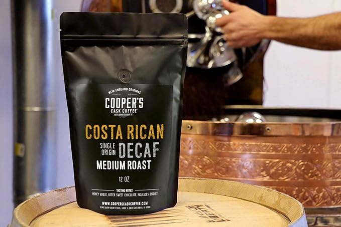 Decaf Costa Rican Coffee Medium Roast Swiss Water Processed Decaffeinated - 12oz Bag (Pack of 2)