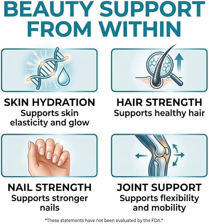 Collagen Gummies Skin Hair Nail &amp Joint Support Hydrolyzed Collagen Type I &amp III Biotin + Vitamin C 60 Gummies Non-GMO Gluten-Free Pack of 1