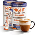 Night Collagen Burn - Weight Loss &amp Belly Fat Burner &amp Sleep Aid for Women &amp Men | Sleep Support for Bloating &amp Metabolism Appetite Suppressant | Supports Skin Hair Nails &amp Join