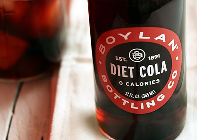 Boylan Diet Soda Cane Cola 12 fl oz 12 Count