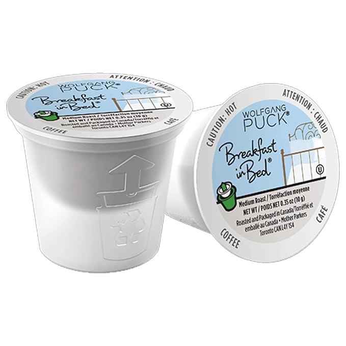 Wolfgang Puck Breakfast in Bed Coffee Single Serve Cups for Keurig 48 Count