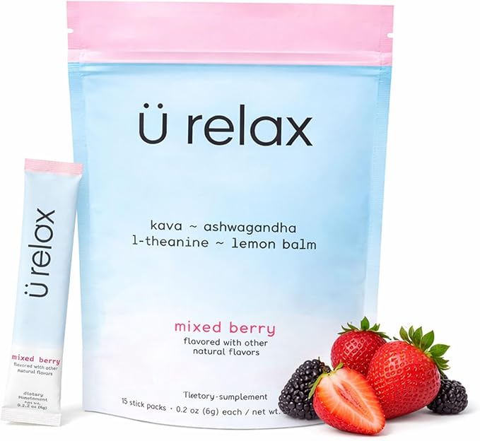 Relax Calming Drink – Natural Calm Powder Drink | Mixed Berry Flavors 15 Packets