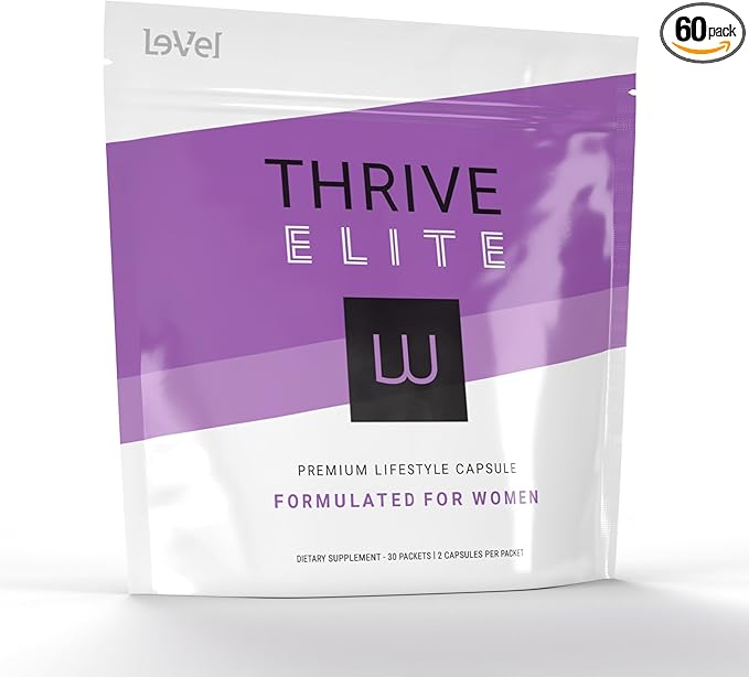 Le-Vel Thrive Elite Lifestyle Capsules - Nutritional Supplement 30 Count (Vitamin B2 60 Capsules)