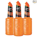 Finest Call Premium Peach Fruit Puree Drink Mix 1 Liter Bottle (33.8 Fl Oz) Pack of 3