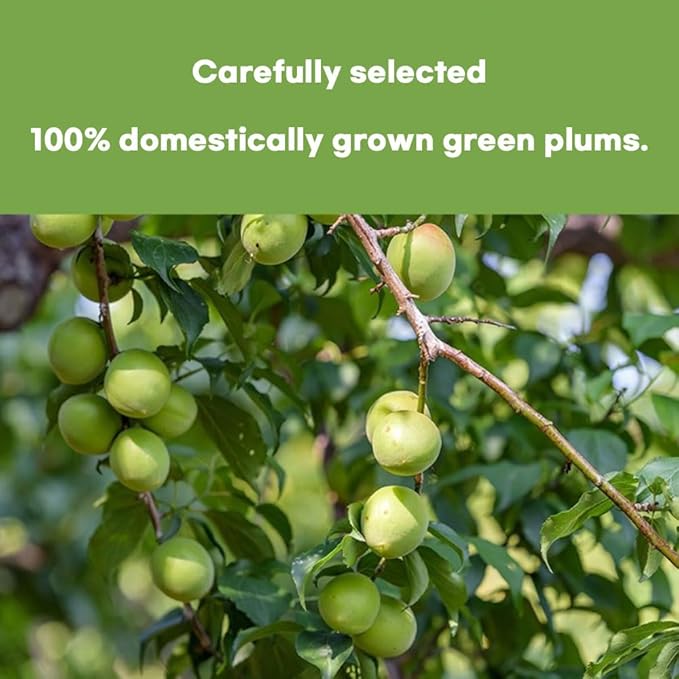 ChunhoNcare Korean Green Plum Juice | 100% Korean Cheongmaesil | With Apple Aloe &amp Probiotics | No Preservatives | Resealable Pouch | 30 Packs