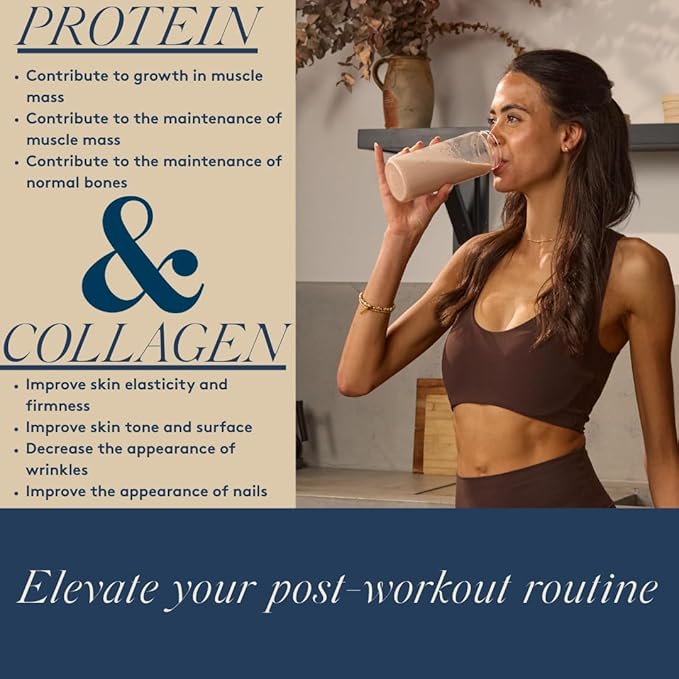 DOSE &amp CO. Collagen Protein Powder Vanilla 14.8 Oz | Hydrolyzed Type I &amp III Bovine Collagen with 20g Protein per Serving - Supports Muscle Recovery Hair Skin &amp Nails | Non-GMO &amp G