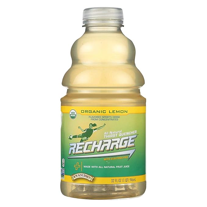 Rw Knudsen Pet Recharge Organic Lemon Juice - Case of 6 - 32 FZ