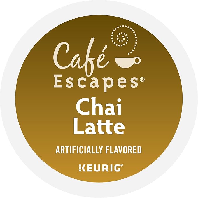 Cafe Escapes Chai Latte Keurig Single-Serve K-Cup Pods 96 Count