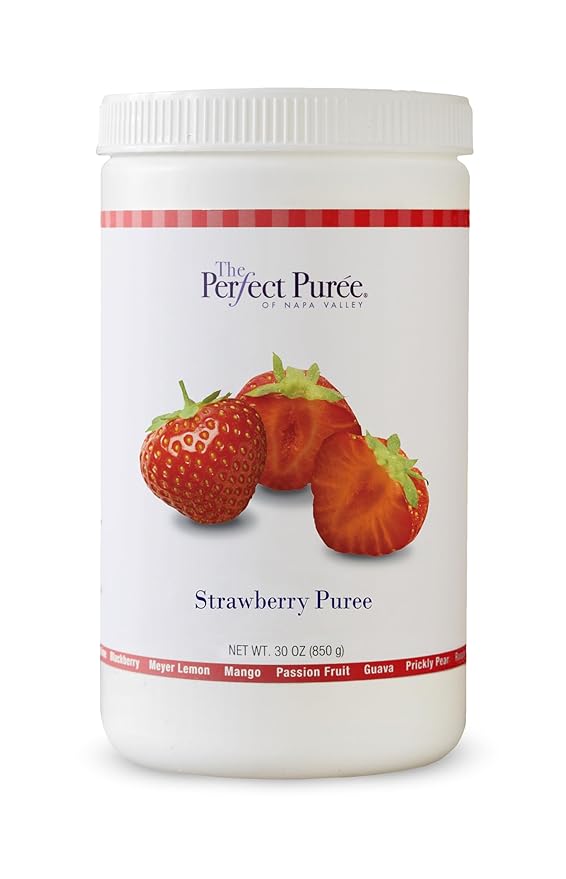 The Perfect Puree Strawberry Puree 30 Ounce - 6 per case.