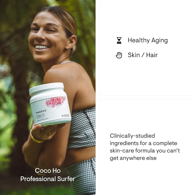 THORNE - Collagen Plus and Biotin 8 Bundle for Radiant Skin Hair and Nails - 30 Servings
