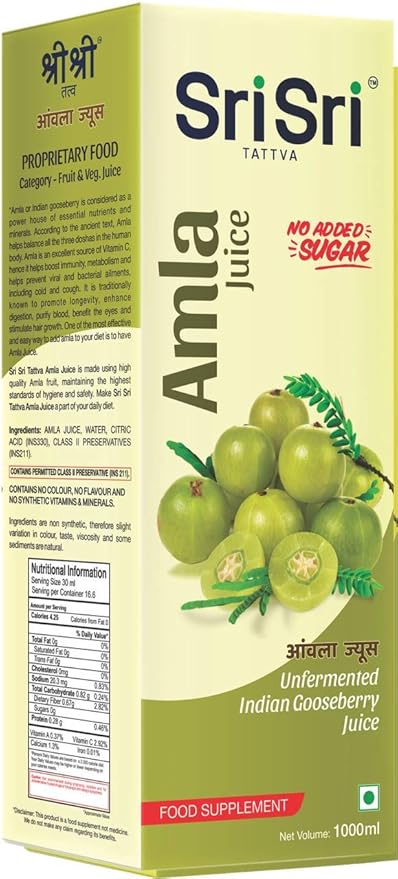 Sri Sri Tattva Amla Juice -1000 ml Liquid