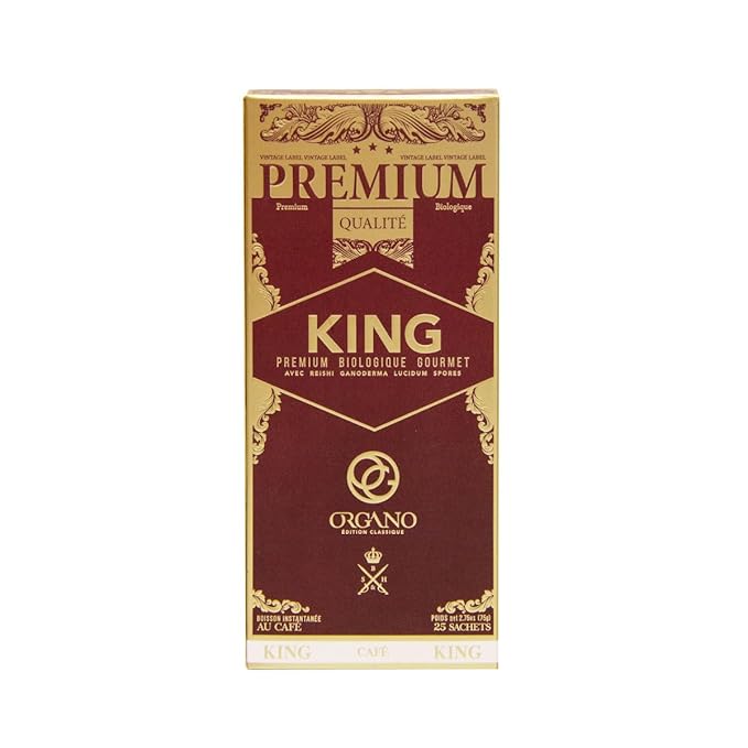 ORGANO 2 Boxes King of Coffee 100% Certified Ganoderma Lucidum (50 Sachets)