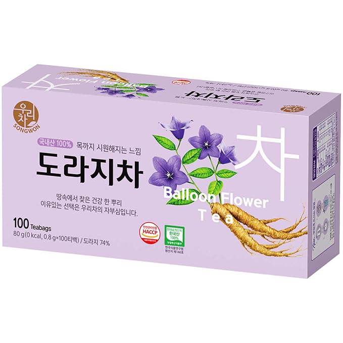 Songwon Balloon Flower Tea_80g (0.8g x 100 Teabags)