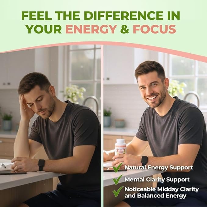 Vital Super Fruits &amp Veggies - Daily Superfood Capsules for Adults - Fruit &amp Vegetable Supplements to Boost Immunity &amp Energy - 2-in-1 Formula for Overall Wellness