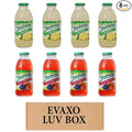 LUV BOX- variety Everfresh Juice 16 oz. pack of 8  Everfresh Lemonade  Everfresh Peach Plum Pear. by evaxo