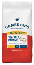 Cameron's Coffee Roasted Ground Coffee Bag Flavored Sea Salt Caramel 32 Ounce