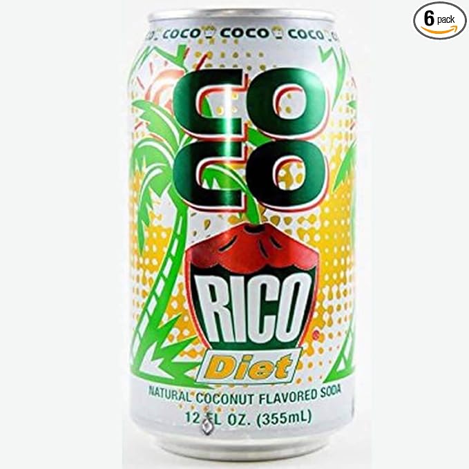 Coco Rico Diet Soda 12 oz - 6 pack