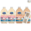 Ocean Spray White Cran Peach and White Cranberry Juice Drink 64 fl oz Plastic Bottles 4 Pack + 15 Sugarcane Disposable Straws by KOOL8SHOP Infinite Deals