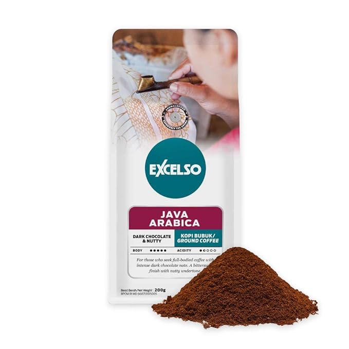Excelso Java Arabica Ground Coffee 200g (Pack of 1)