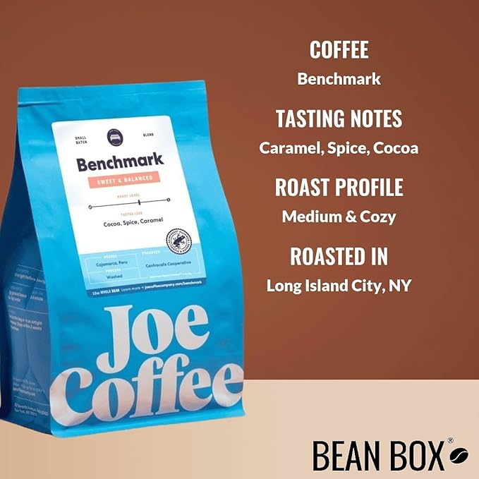 Benchmark - Roasted by Joe Coffee Company - Freshly Ground Coffee - 12 Ounce Bag