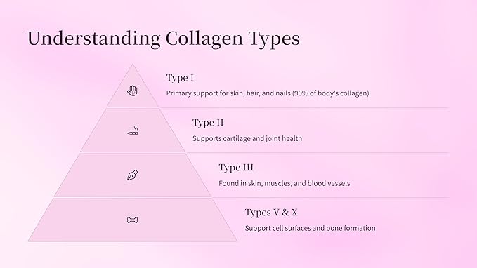 LifeStream NutraCare Collagen Capsules Type I II III V &amp X | with Hyaluronic Acid &amp Vitamin C Hair Skin Nails &amp Joint Support | 60 Capsules
