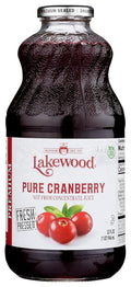 Lakewood BG15028 Lakewood Pure Cranberry Juice - 12x32OZ