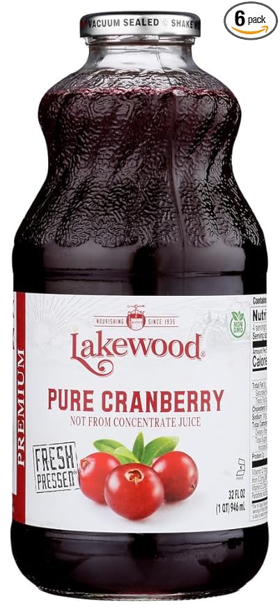 Lakewood Pure Cranberry Juice 36x 32OZ