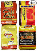 Puerto Rican Variety Pack Ground Coffee - 4 Local Favorites in 8 Oz Bags V.4 (2 lbs Total)