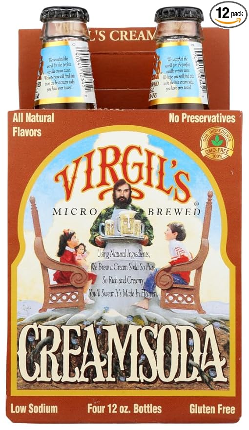 Virgil's Cream Soda (4 X 12 Oz Bottles) (Pack of 12)