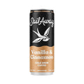 Sail Away Coffee Nitro Cold Brew Coffee Cans - Less Acidic Coffee Beverages | Draft Nitrogen Pour 220mg Caffeine Gluten Free Organic Vanilla Cinnamon 24 Pack