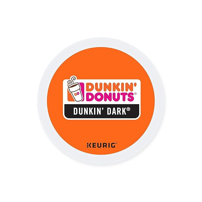 Dunkin Donuts K-cups Dark Roast (Midnight) - 48 K-cups (Packaging May Vary)