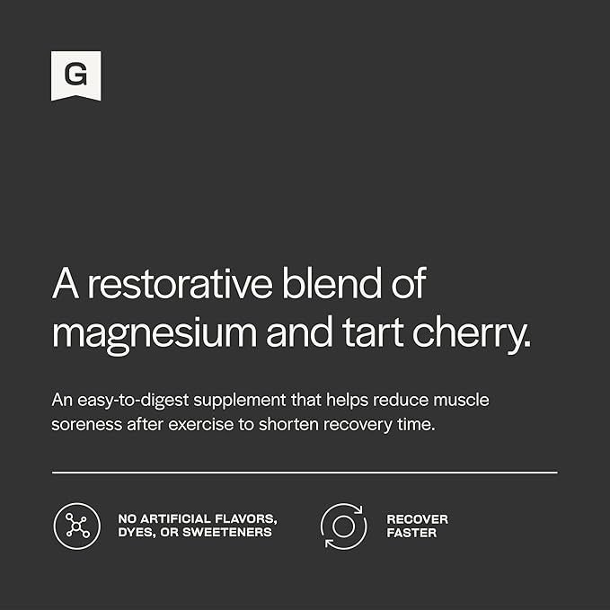 Gainful Recovery Boost Powder - Enhance Muscle Recovery Reduce Soreness &amp Promote Restful Sleep Naturally 1.76oz