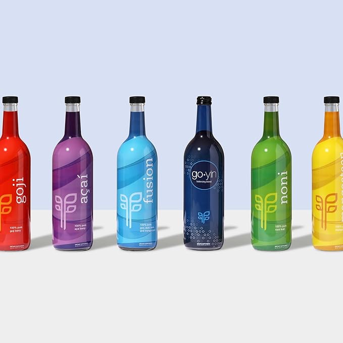 PURE Fusion | Superfruit Juice Blend for Immune Support &amp Wellness Rich in Antioxidants Vegan Gluten-Free with Acai Goji Mangosteen Noni | Dietary Supplement Drink for Men &amp Women