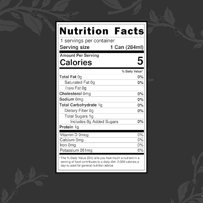Great Lakes Nitro Brew Coffee 9.6 Ounce Cans Pack of 12