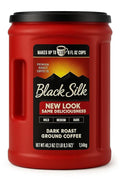 Dark Roast Ground Coffee Black Silk 40.3 oz