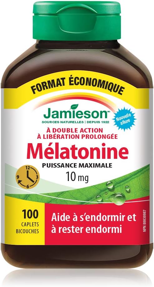 Jamieson Laboratories Melatonin Supplement 10mg 100 Count