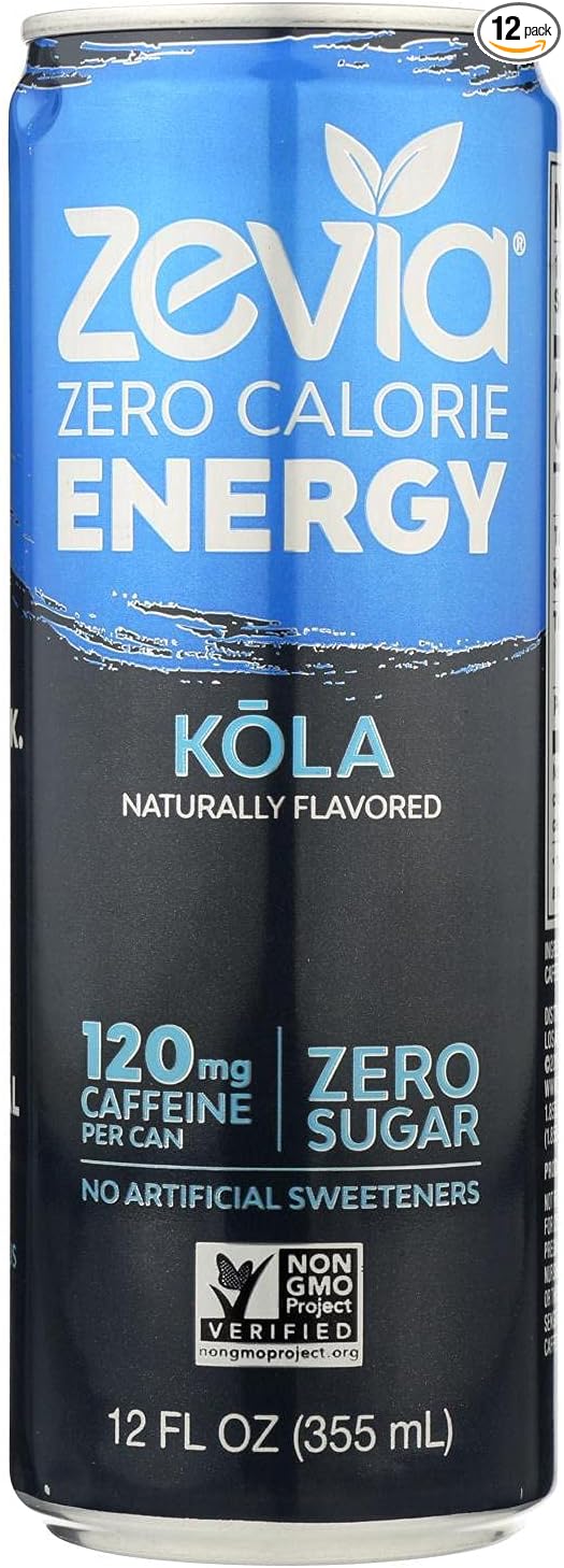ZEVIA Drink Energy KOLA - Pack of 12