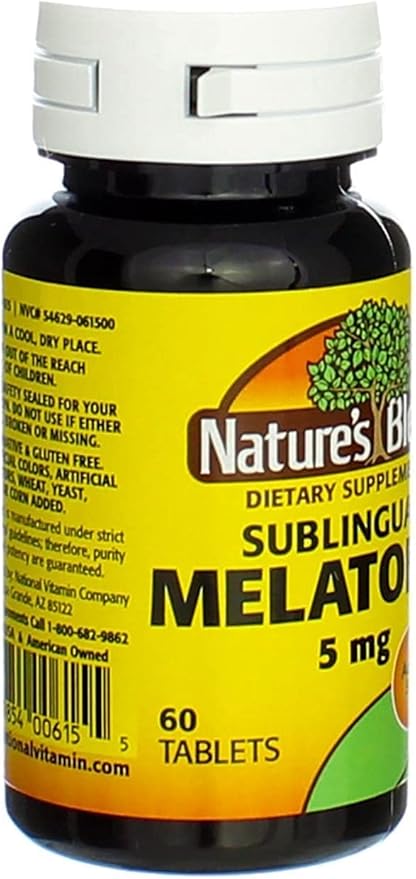 Melatonin 5 mg Sublingual Tablets 60 CT (PACK OF 2)